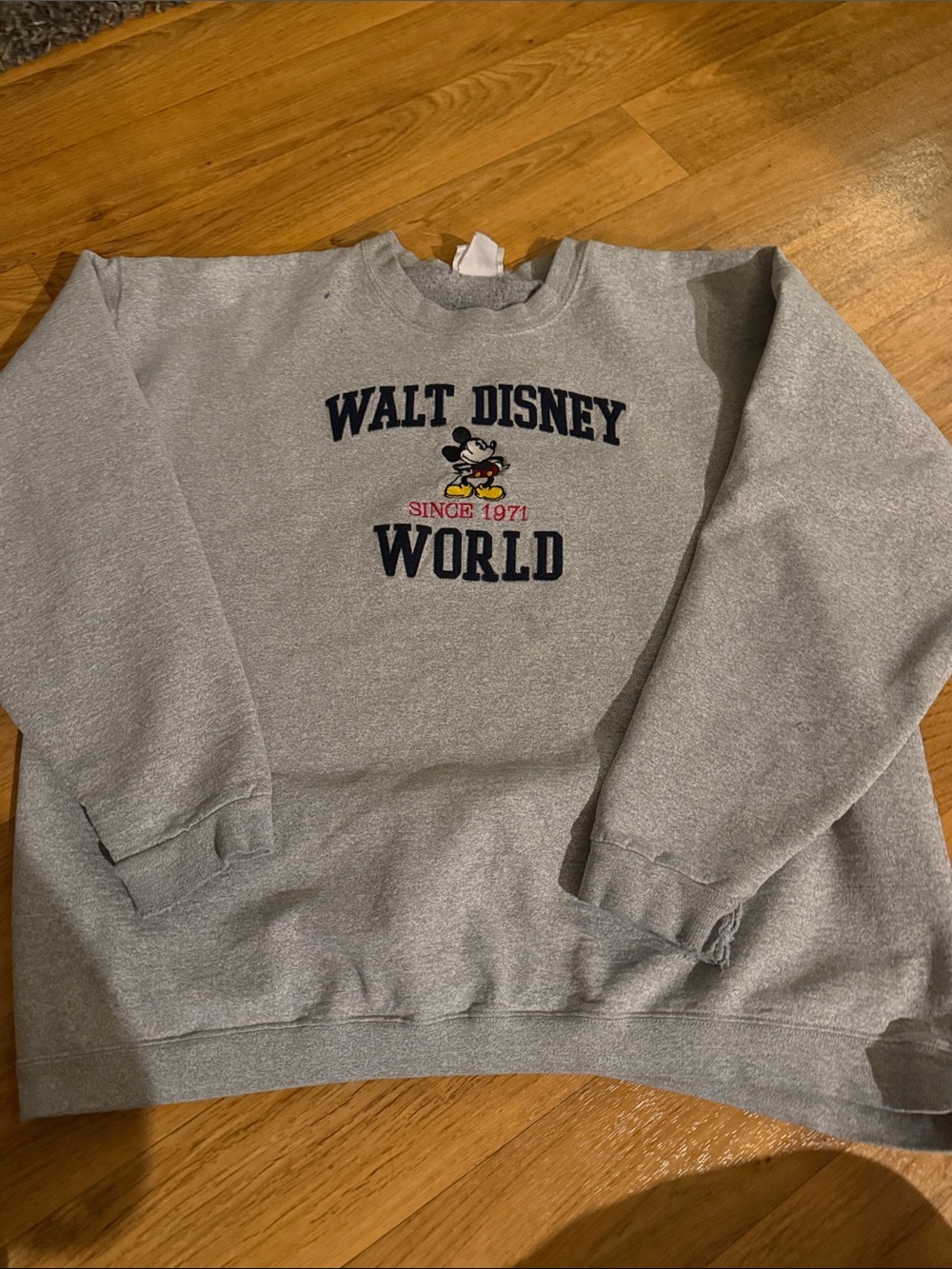 Walt Disney World Gray Crewneck Sweatshirt
